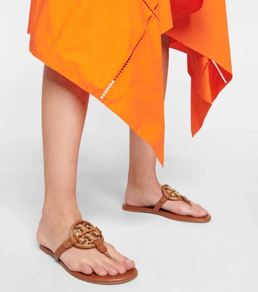 商品Tory Burch|Metal Miller Soft leather sandals,价格¥2304,第4张图片详细描述