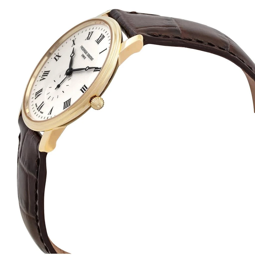 商品Frederique Constant|Slim Line Silver Dial Gold-Plated Unisex Watch 235M4S5,价格¥2419,第2张图片详细描述