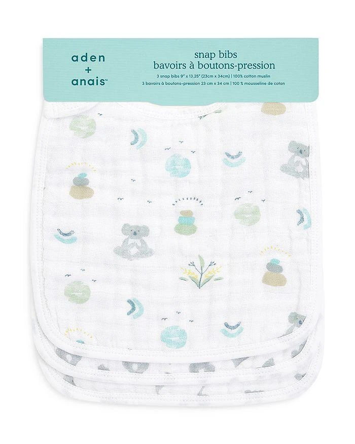 商品aden + anais|Unisex 3-Pk. Classic Snap Bibs,价格¥163,第2张图片详细描述