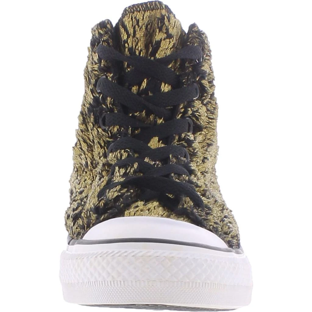 商品Converse|Chuck Taylor Hi Womens Faux Fur High Top Casual and Fashion Sneakers,价格¥232,第2张图片详细描述