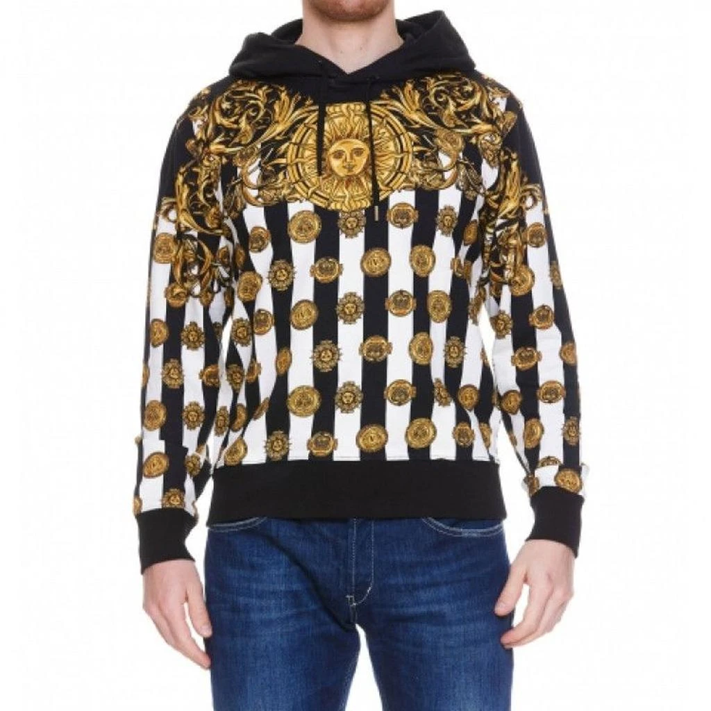 商品Versace|Versace Jeans Couture Printed Hooded Sweatshirt,价格¥2866,第2张图片详细描述