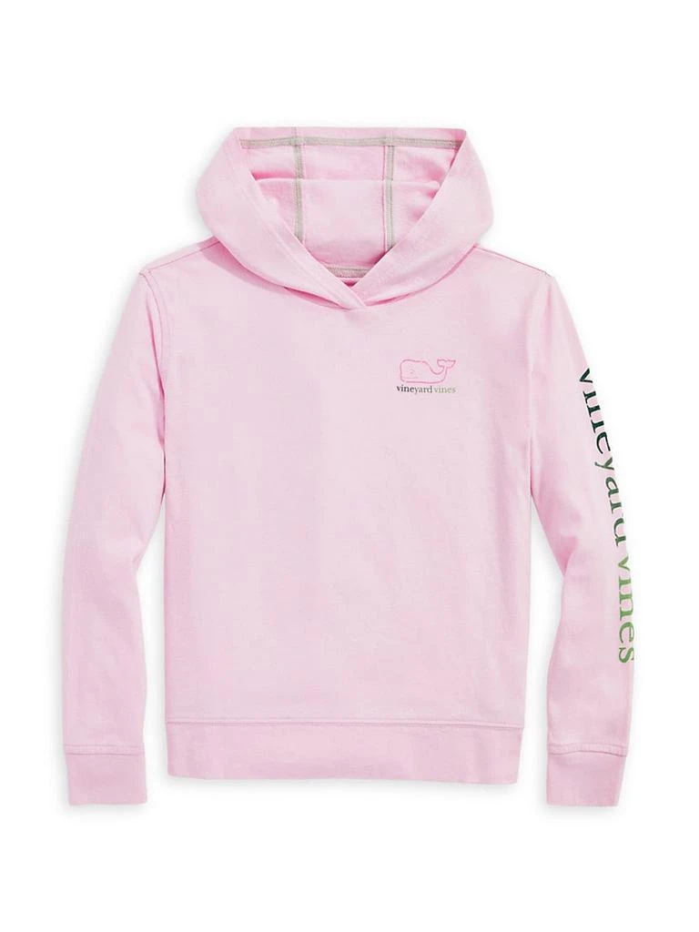 商品Vineyard Vines|Little Girl's & Girl's Whale Logo Hoodie,价格¥216,第1张图片