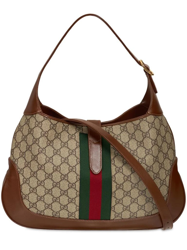 商品Gucci|Medium Jackie Gg Supreme & Leather Bag,价格¥21244,第4张图片详细描述