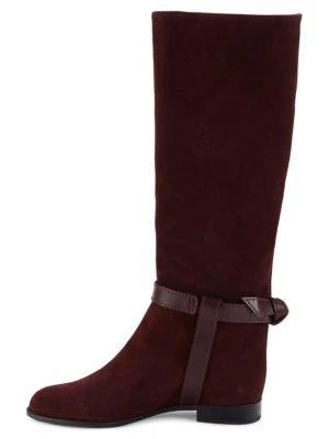 商品Alexandre Birman|Saddlery Suede Knee High Boots,价格¥2055,第4张图片详细描述