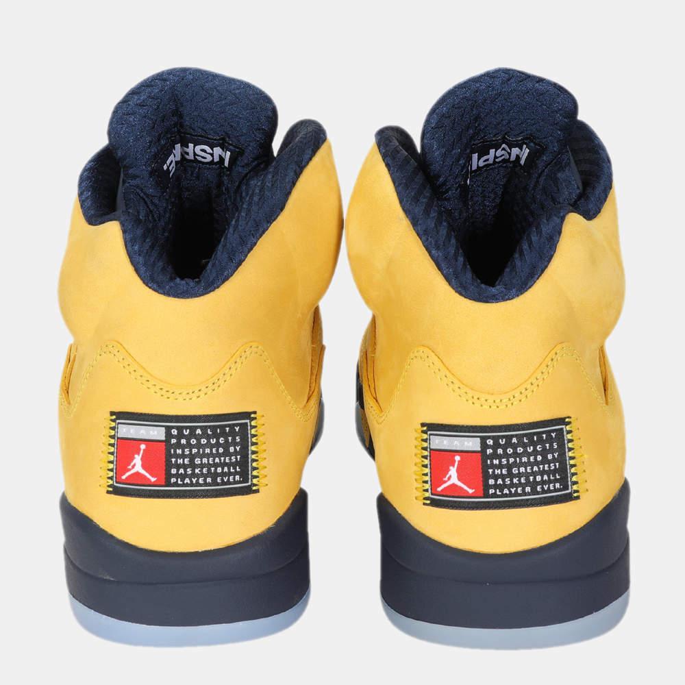 商品[二手商品] Jordan|Air Jordan 5 Retro SP 'Michigan' Sneakers (13 US) EU 46,价格¥2346,第6张图片详细描述