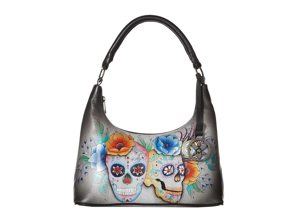 商品Anuschka Handbags|Medium Top Zip Hobo 371,价格¥1269,第1张图片