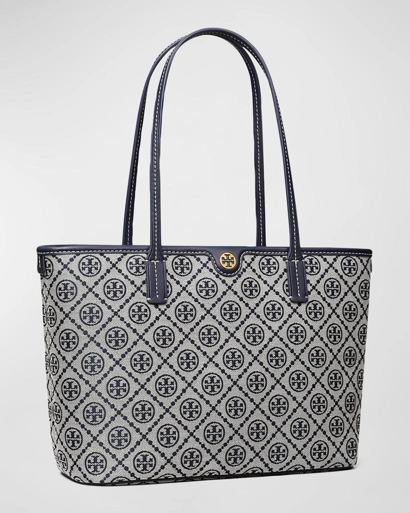 商品Tory Burch|Small T Monogram Zip Canvas Tote Bag,价格¥2615,第2张图片详细描述