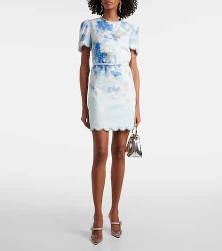 商品Zimmermann|Crush花卉亚麻迷你连衣裙,价格¥7534,第2张图片详细描述
