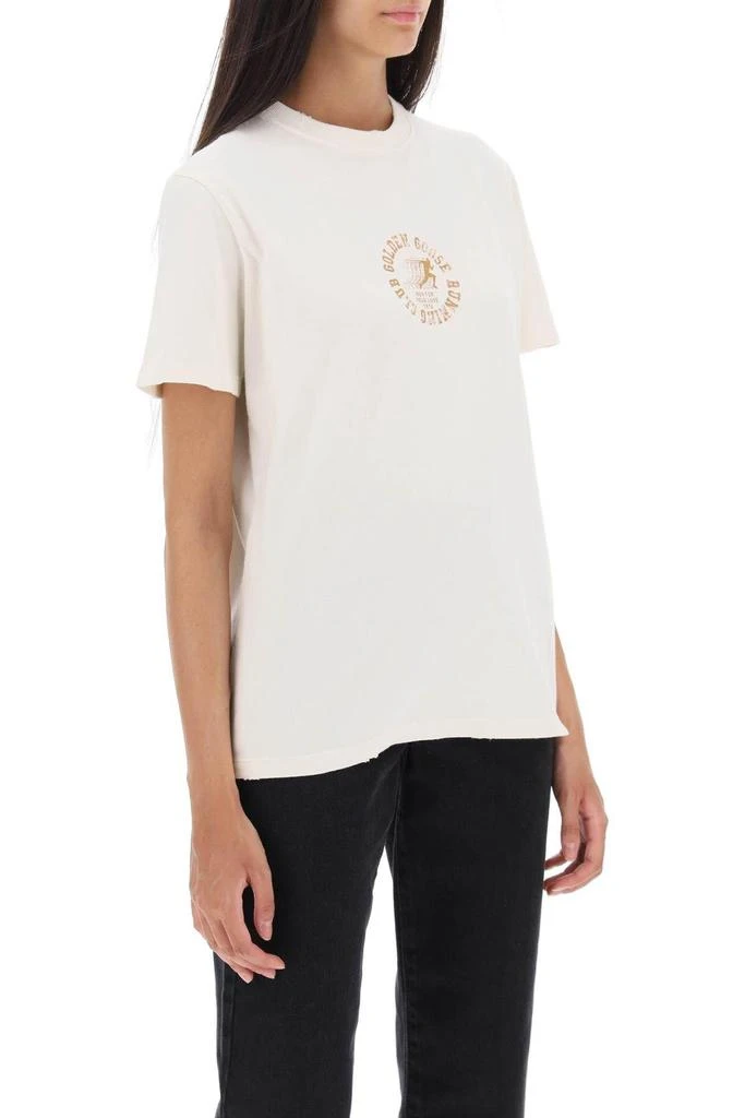 商品Golden Goose|Runners Club print regular T-shirt,价格¥486,第3张图片详细描述