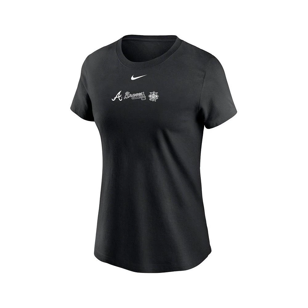 商品NIKE|Women's Black Atlanta Braves Over Shoulder T-shirt,价格¥302,第2张图片详细描述