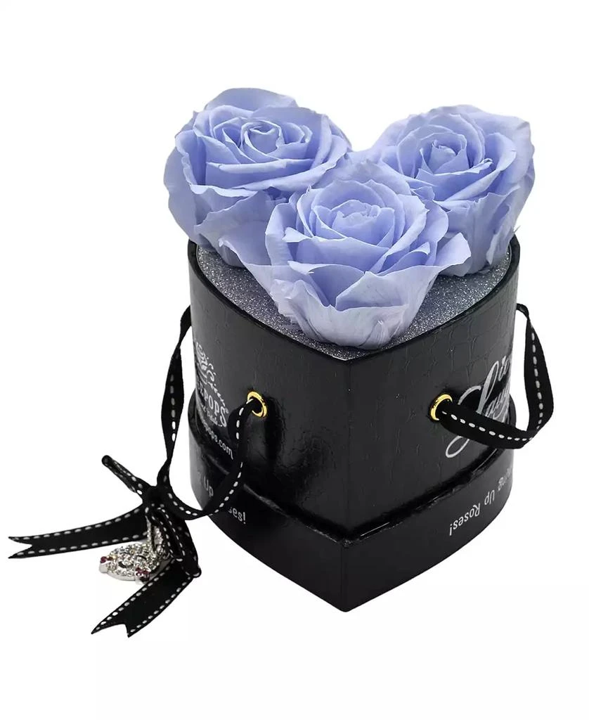 商品Rosepops|Pop-Up Live, Laugh, Love Heart Shaped Lavender Sachet Real Roses, Box of 3,价格¥604,第3张图片详细描述