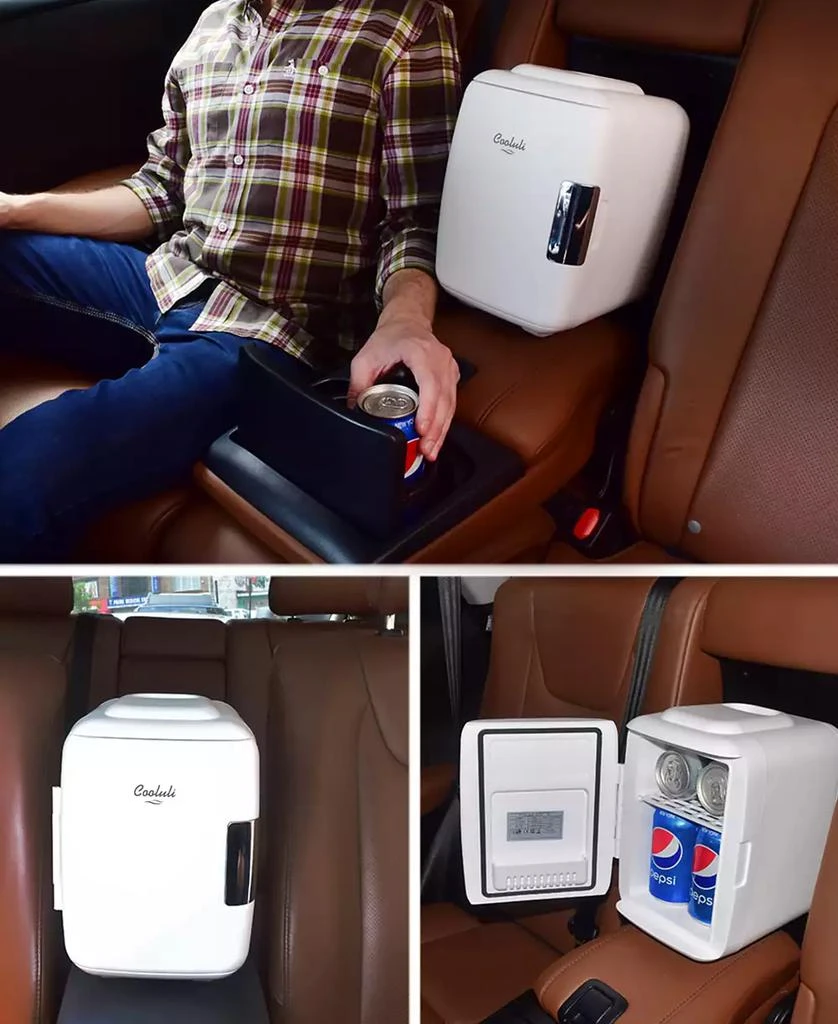 商品Cooluli|Classic-4L Compact Thermoelectric Cooler And Warmer Mini Fridge,价格¥371,第3张图片详细描述