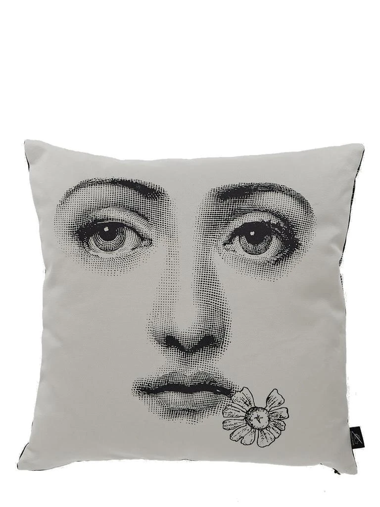 商品FORNASETTI|Fornasetti Face Print Square Cushion,价格¥1900,第2张图片详细描述
