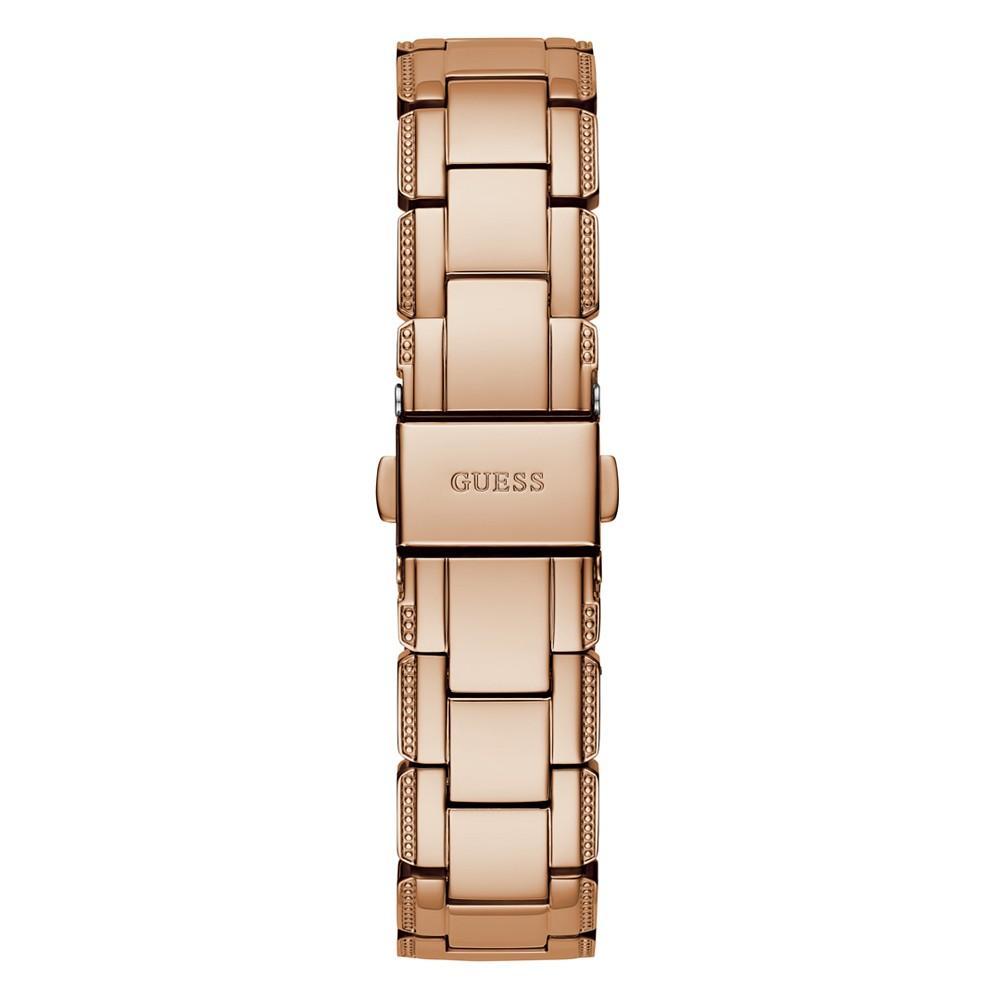 商品GUESS|Women's Quartz Rose Gold-Tone Stainless Steel Bracelet Watch 33mm,价格¥1114,第5张图片详细描述