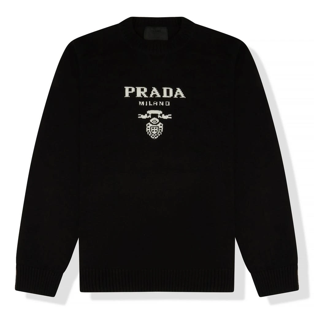 商品Prada|Prada Milano Black Logo Knit,价格¥10304,第1张图片