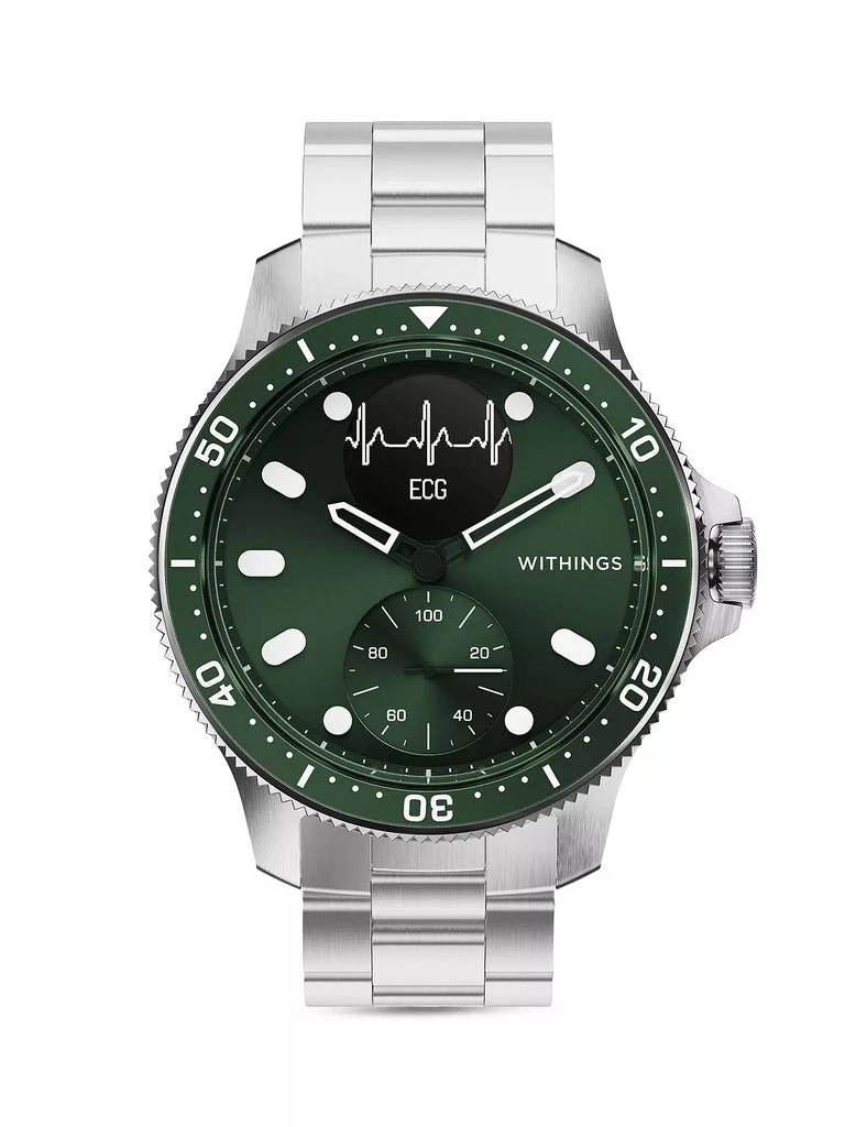 商品Withings|Scanwatch Horizon Luxury Smartwatch With ECG, Heart Rate And Oximeter - 43MM,价格¥3721,第1张图片