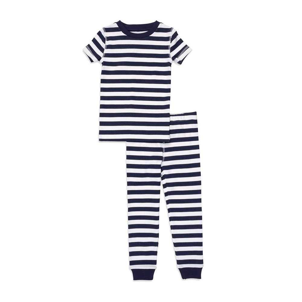 Nautical Stripe Baby Boys and Girls 2-Piece Pajama Set商品第2张图片规格展示