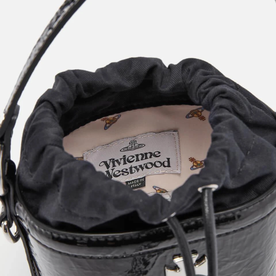 商品Vivienne Westwood|Vivienne Westwood Daisy Patent Leather Bucket Bag,价格¥2960,第5张图片详细描述