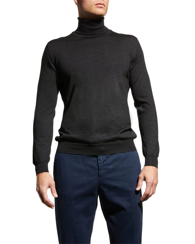 商品Kiton|Men's Cashmere-Silk Turtleneck Sweater,价格¥5932,第1张图片