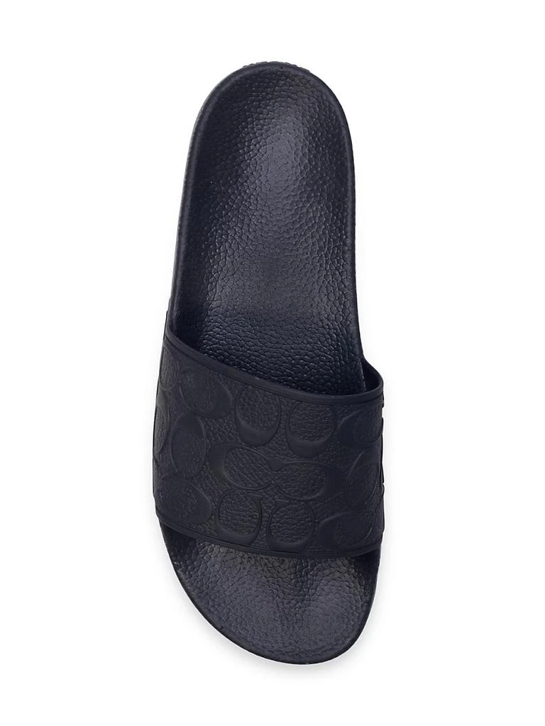 商品Coach|Signature Pool Slides,价格¥709,第4张图片详细描述