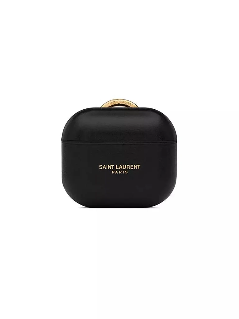 商品Yves Saint Laurent|Airpods Holder in Smooth Leather,价格¥2436,第1张图片