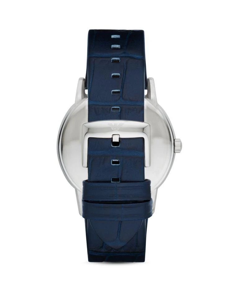 商品Emporio Armani|Crocodile-Embossed Leather Strap 腕表, 43mm,价格¥973,第2张图片详细描述