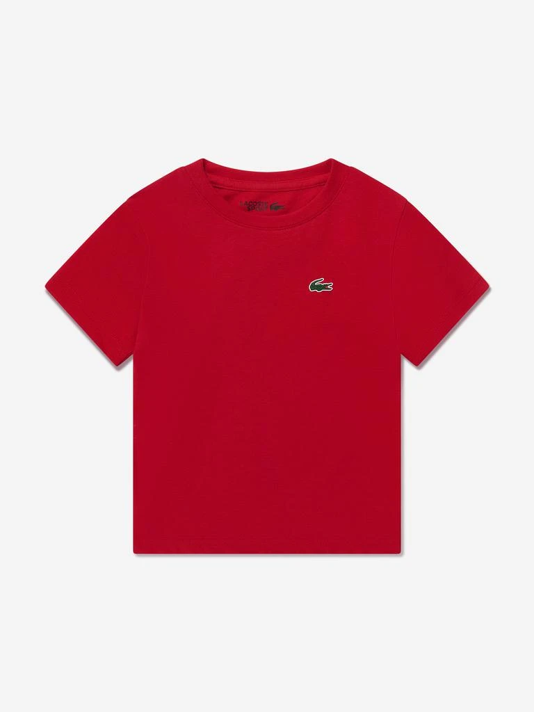 商品Lacoste|Lacoste Boys Logo T-Shirt in Red,价格¥180,第1张图片