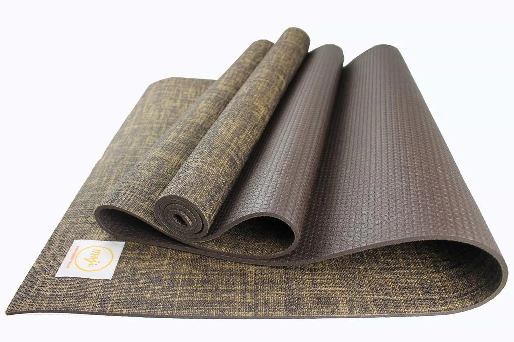 Jute Premium Eco Yoga Mat + Foot Massager 7.5cm x 17.5cm 商品