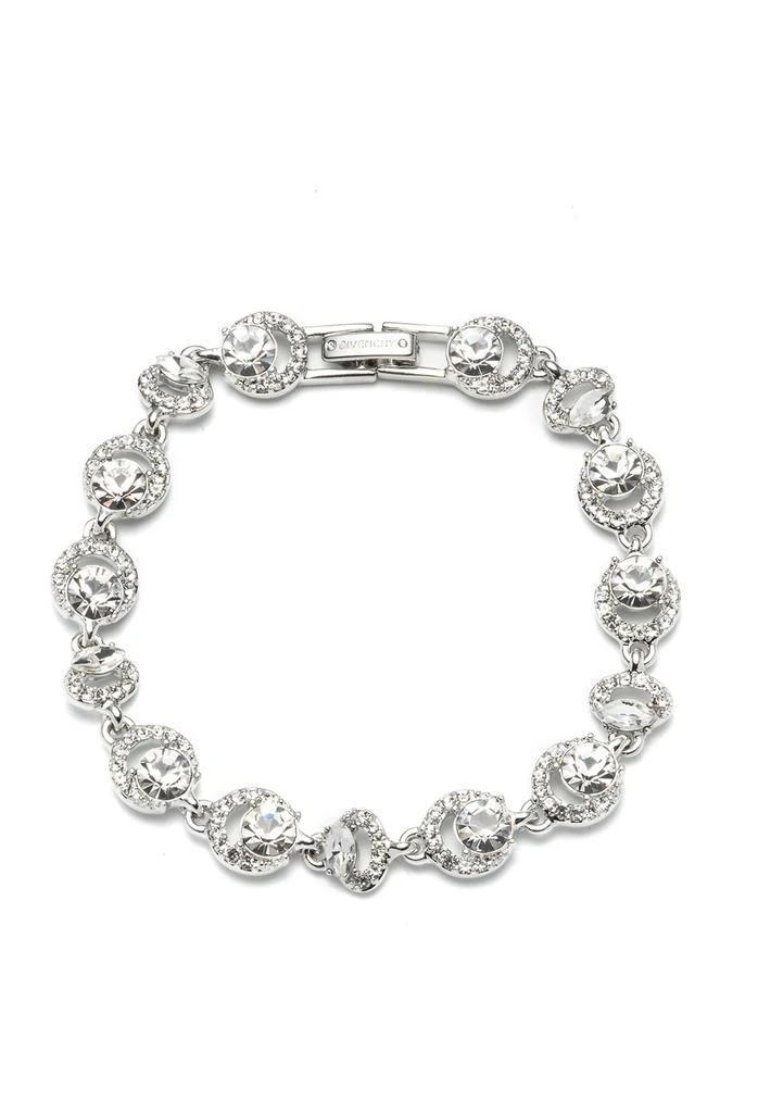 商品Givenchy|Silver Tone Round Crystal Flex Bracelet,价格¥428,第1张图片