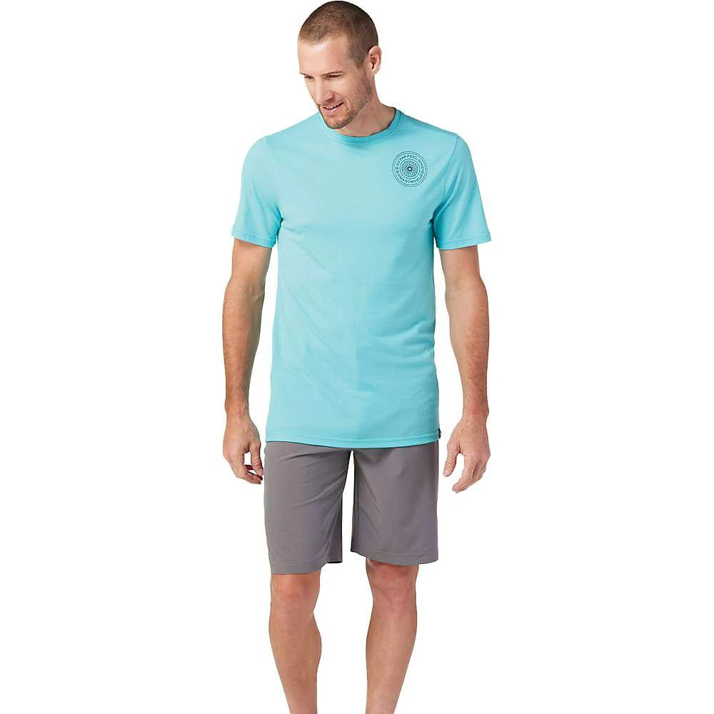 商品SmartWool|Men's Merino Sport 150 Go Far Feel Good Spokes SS Graphic Tee,价格¥241,第3张图片详细描述