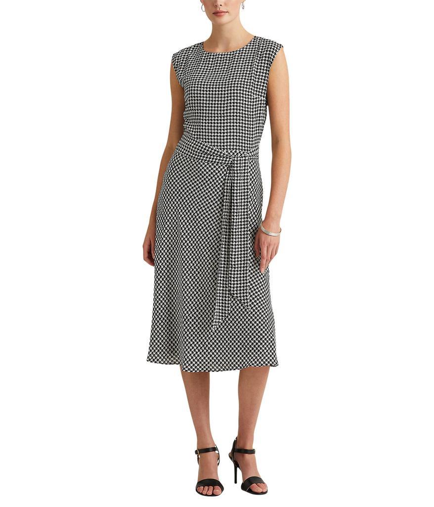 商品Ralph Lauren|Houndstooth Georgette Cocktail Dress,价格¥500,第1张图片