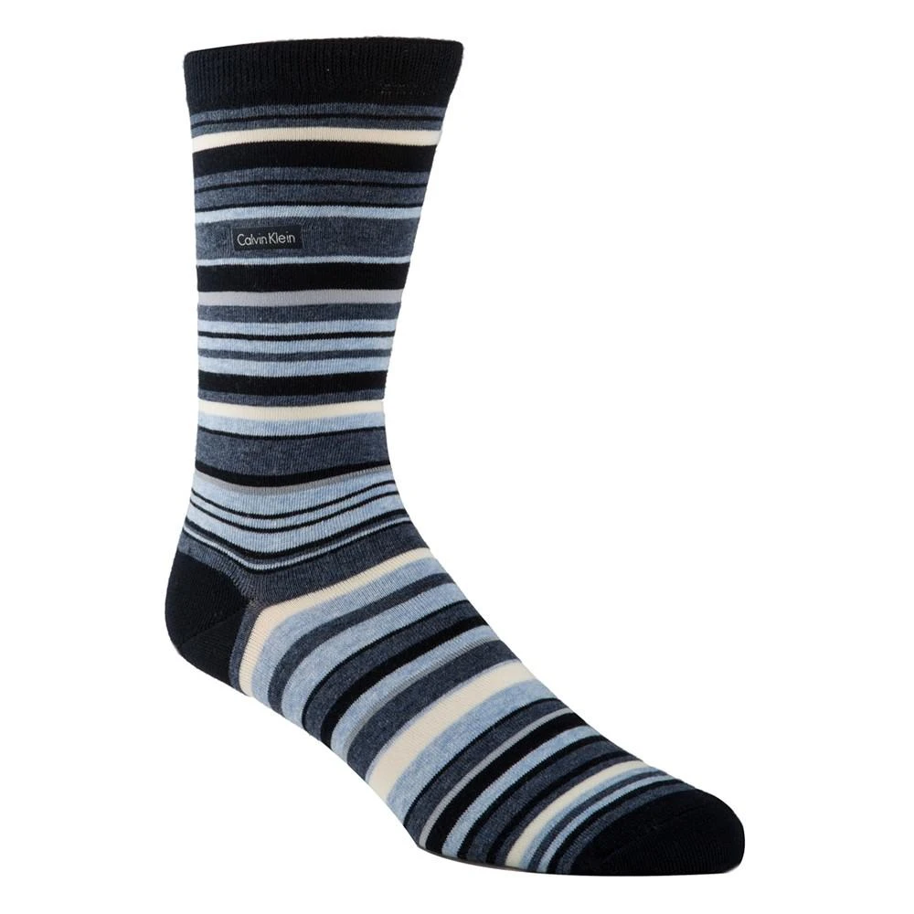 商品Calvin Klein|Men's Striped Crew Socks,价格¥64,第1张图片