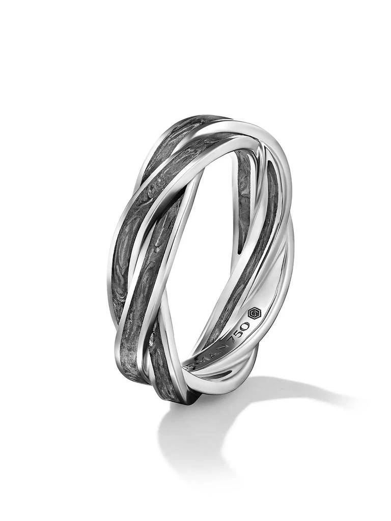 商品David Yurman|DY Helios™ Band Ring in 18K White Gold,价格¥20229,第3张图片详细描述