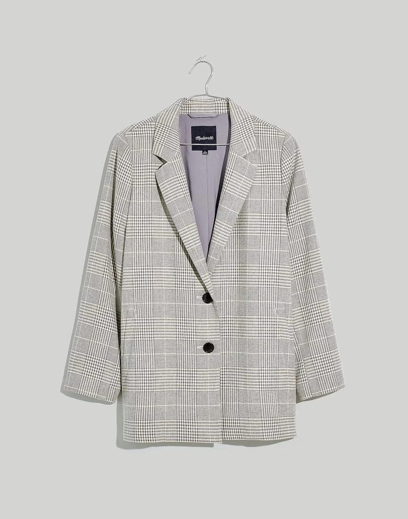 商品Madewell|The Plus Dorset Blazer in Galloway Plaid,价格¥517,第5张图片详细描述