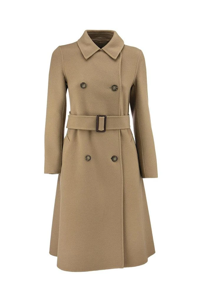 商品Weekend Max Mara|WEEKEND MAX MARA STRUZZO - Double breasted wool coat,价格¥4090,第1张图片