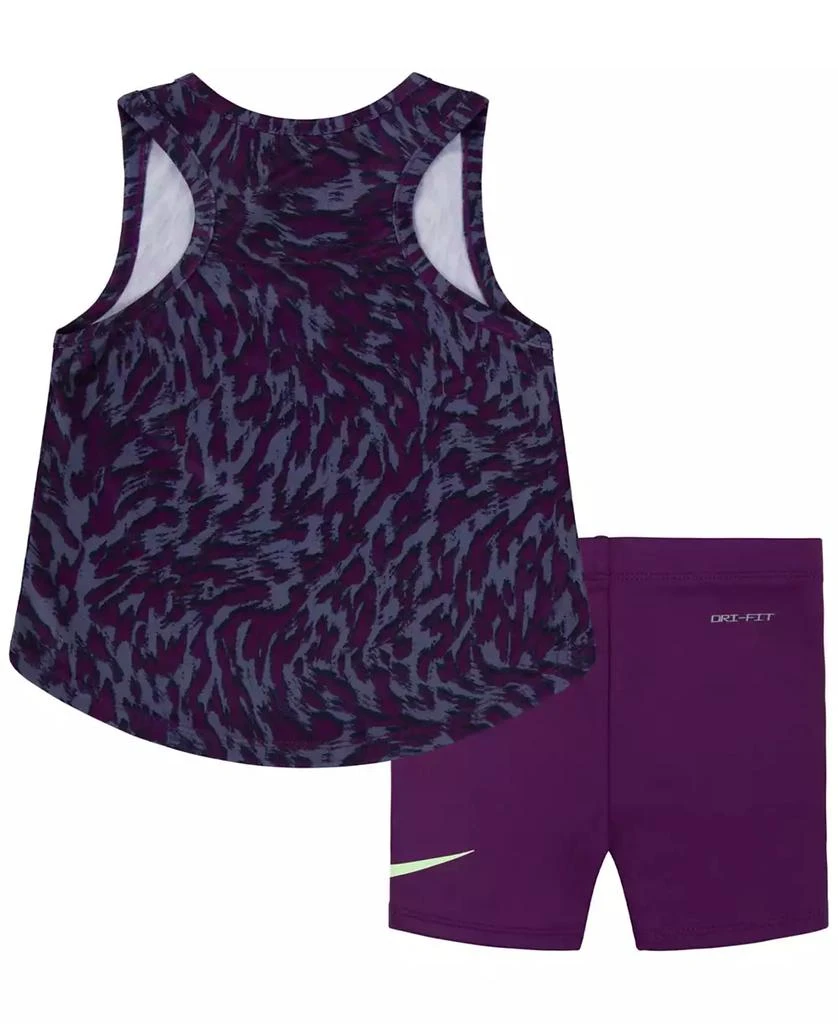 商品NIKE|Toddler Girls Veneer Tank Top and Shorts Set,价格¥106,第2张图片详细描述