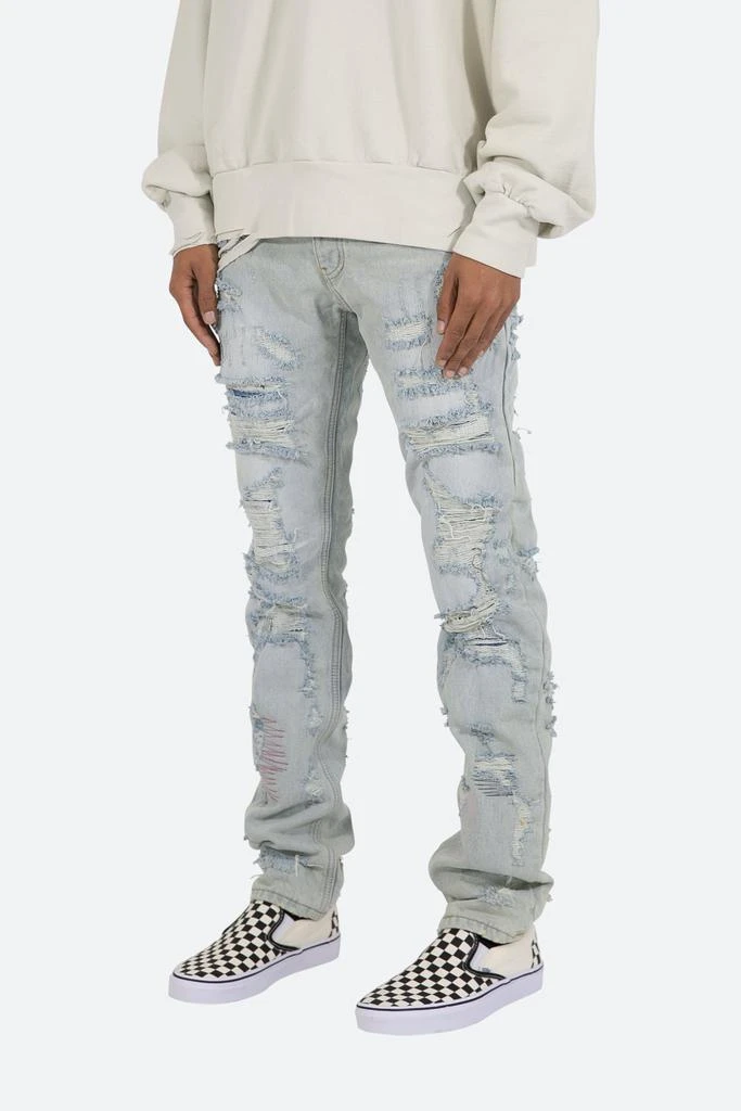 商品MNML|D276 Straight Denim - Light Blue,价格¥304,第2张图片详细描述