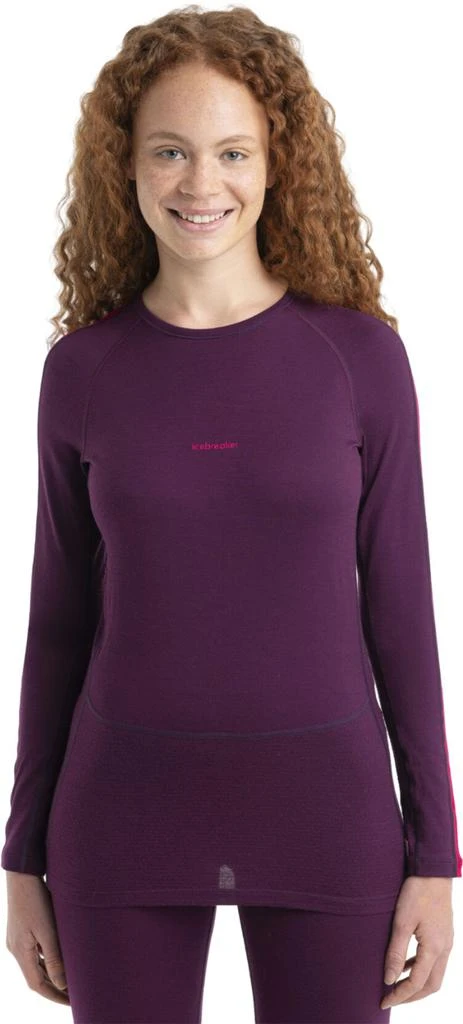 商品Icebreaker|200 ZoneKnit Merino Long Sleeve Crewe Thermal Top - Women's,价格¥558,第1张图片