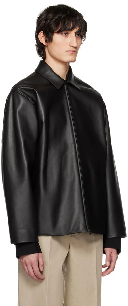商品Fear of god|Black Relaxed Leather Jacket,价格¥28399,第2张图片详细描述