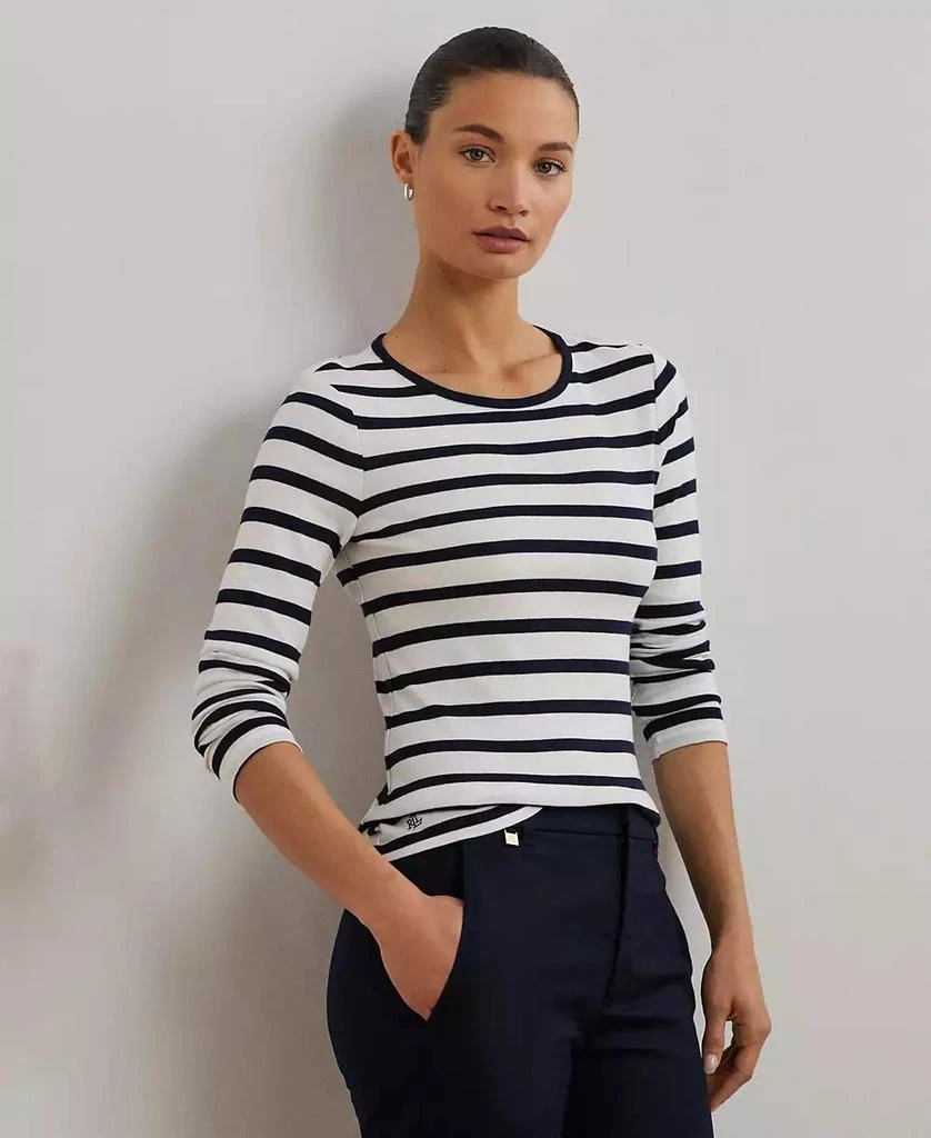 商品Ralph Lauren|Long-Sleeve Stretch T-Shirt,价格¥449,第1张图片