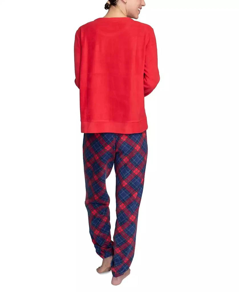 商品Hanes|Women's Animal-Print 2-Pc. Lounge & Pajama Set,价格¥194,第2张图片详细描述