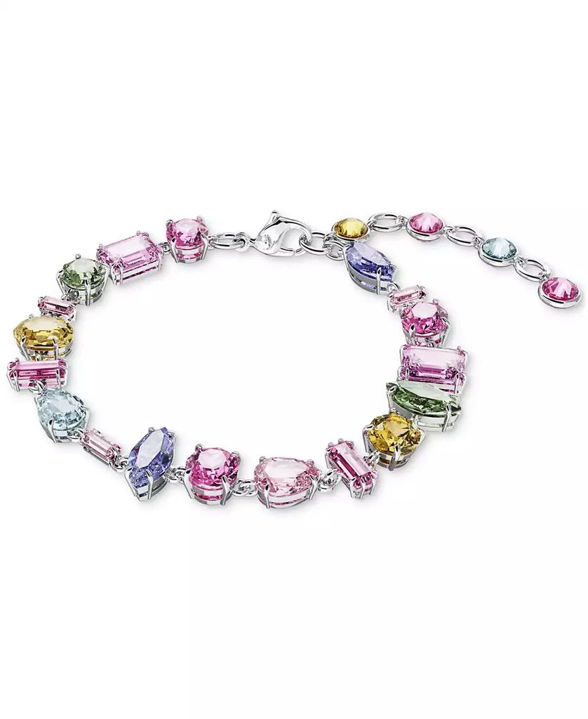 商品Swarovski|Rhodium-Plated Multicolor Crystal Flex Bracelet,价格¥1767,第1张图片