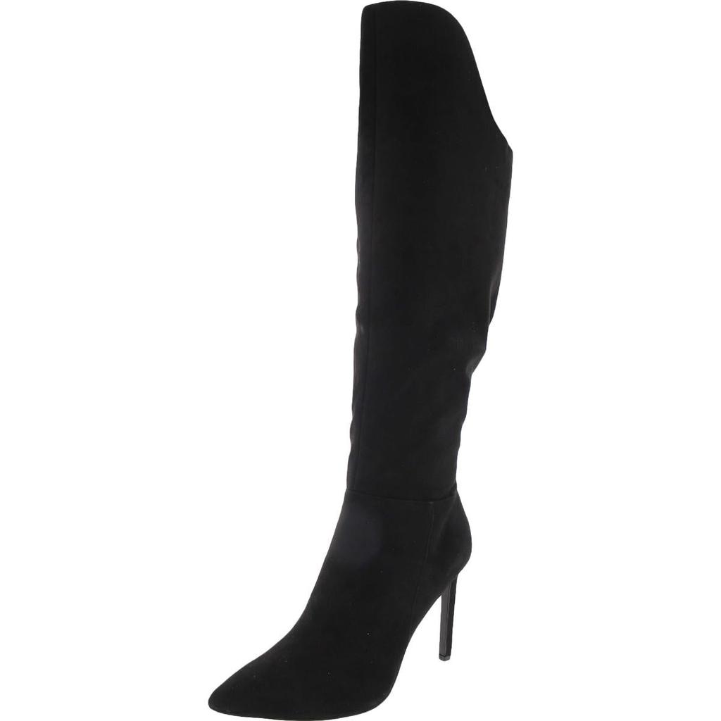 Nine West Womens Telena Zipper Wide Calf Knee-High Boots商品第1张图片规格展示