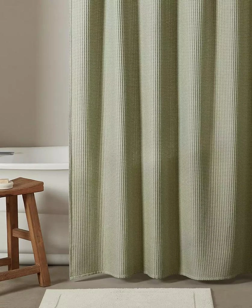 商品Calvin Klein|Waffle Solid Textured Shower Curtain, 70" x 72",价格¥403,第1张图片