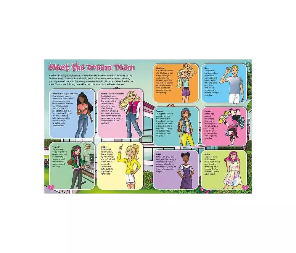 商品Barnes & Noble|Barbie Dreamhouse Seek-and-Find Adventure: 100% officially Licensed by Mattel, Sticker & Activity Book For Kids Ages 4 to 8 by Mattel,价格¥67,第4张图片详细描述