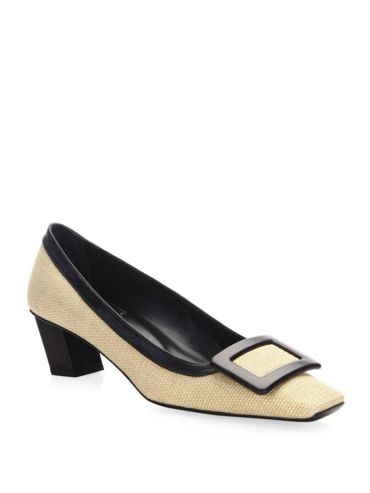 商品Roger Vivier|Belle Straw Pumps,价格¥5751,第1张图片