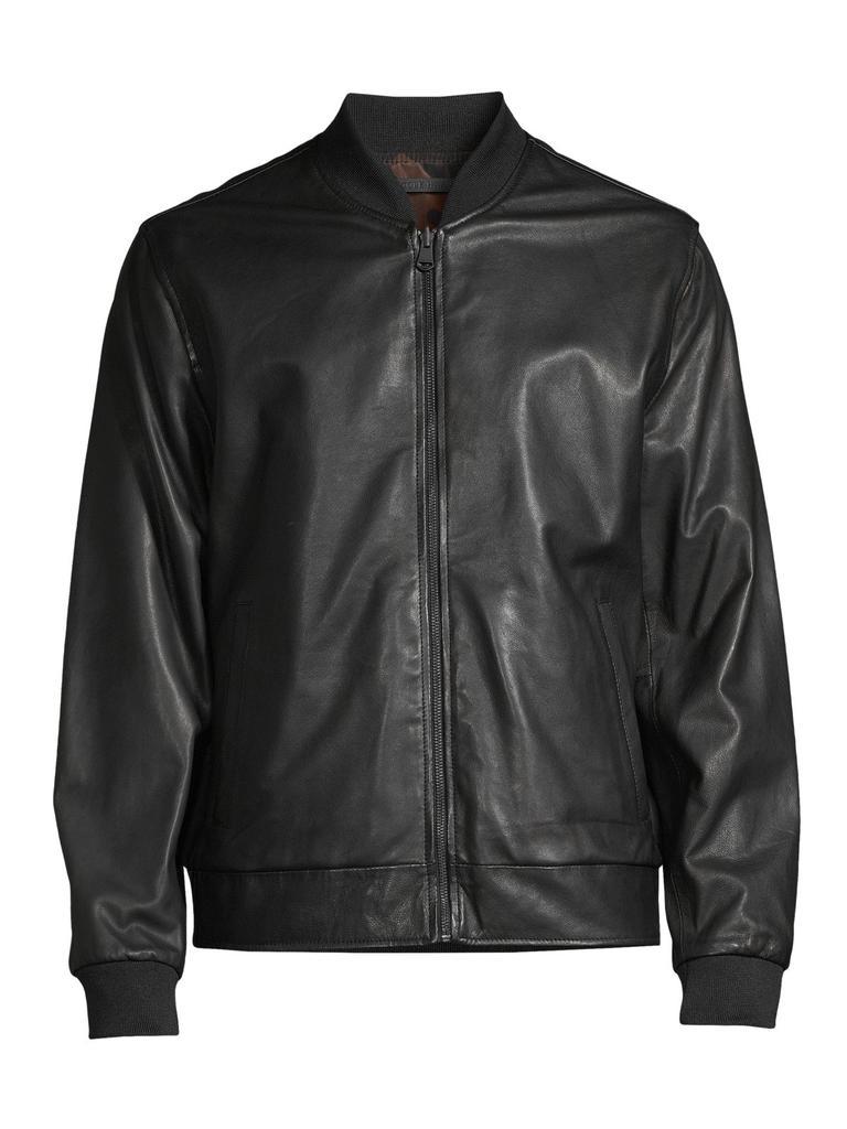 商品Cole Haan|Reversible Leather Moto Bomber Jacket,价格¥2201,第6张图片详细描述
