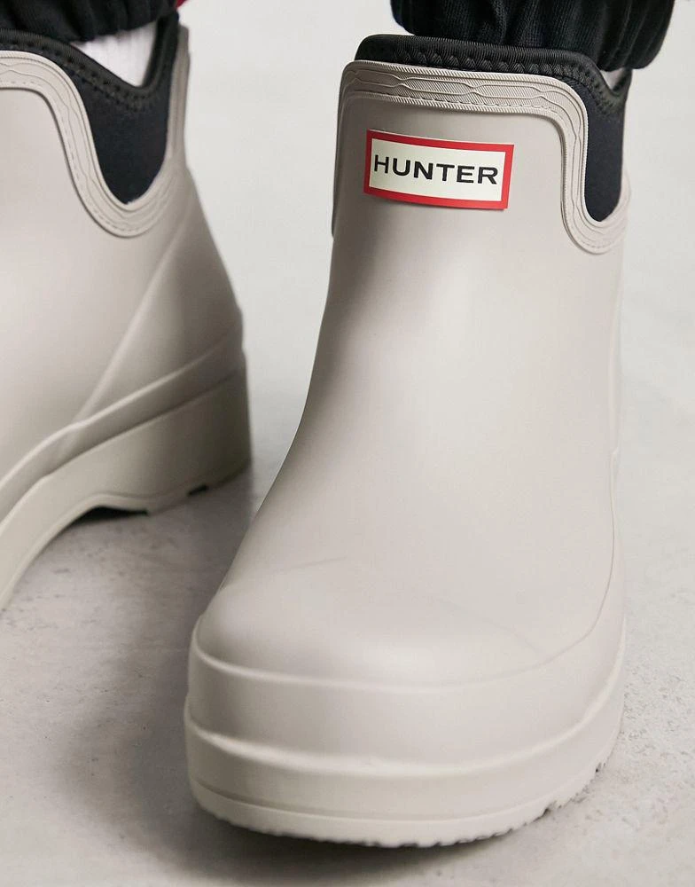 商品Hunter|Hunter play chelsea neoprene boots in grey,价格¥1002,第2张图片详细描述