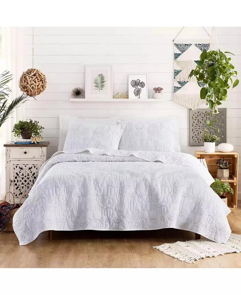 商品Justina Blakeney|Hamsa Cotton 3-Pc Quilt Set,价格¥598,第1张图片