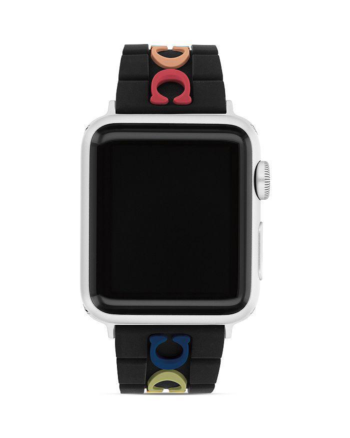 商品Coach|Apple Watch® Rubber Strap,价格¥691,第1张图片